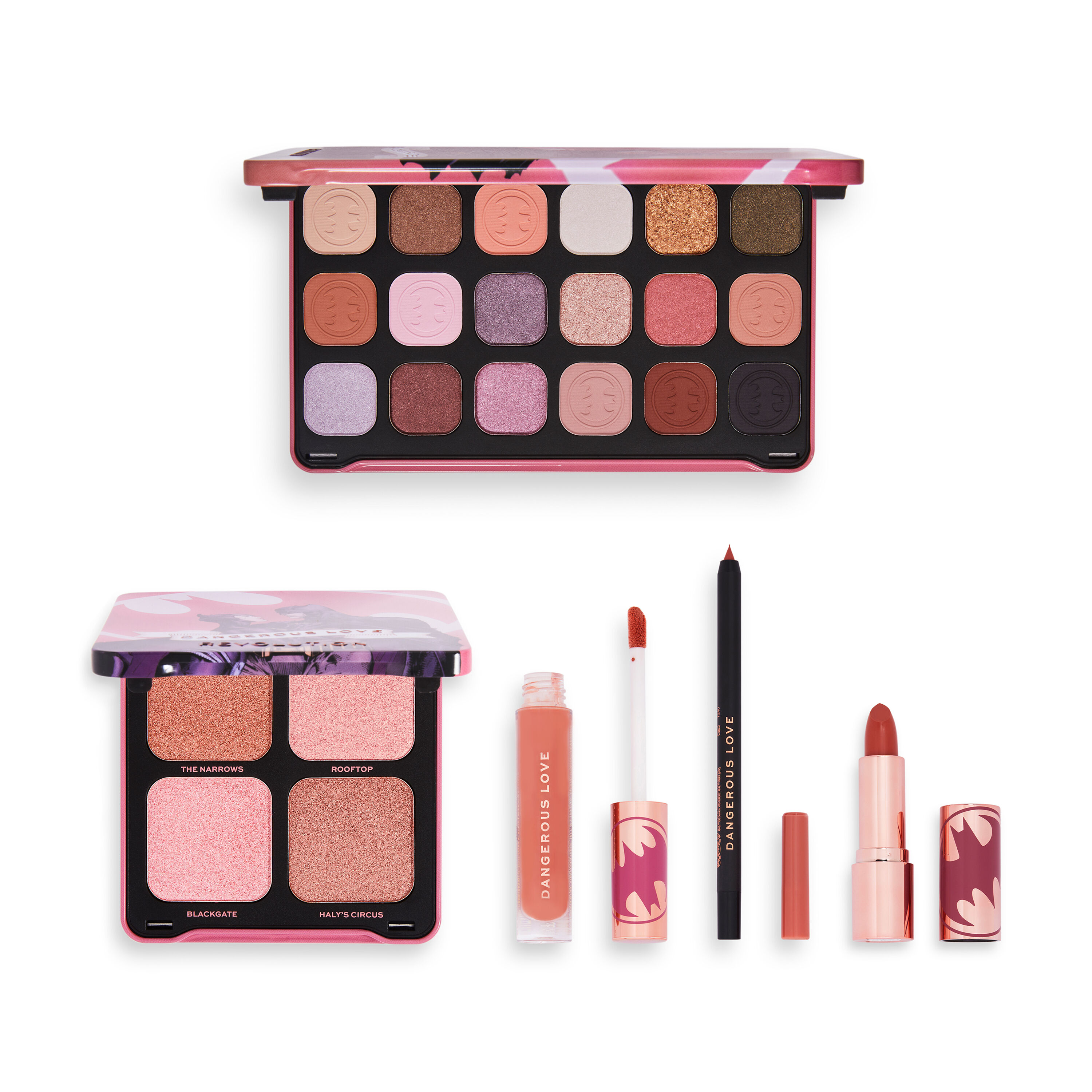 DC&trade; X Makeup Revolution Dangerous Love Collection